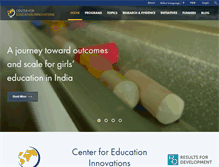 Tablet Screenshot of educationinnovations.org